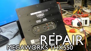 Megaworks THX 550 repair (again) - YouTube