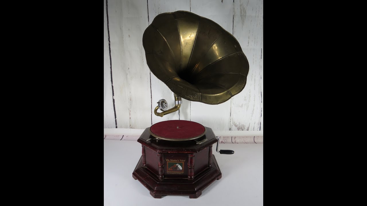 RARE VINTAGE HIS MASTER'S VOICE GRAMOPHONE COMPANY ANTIQUE SOUND BOX