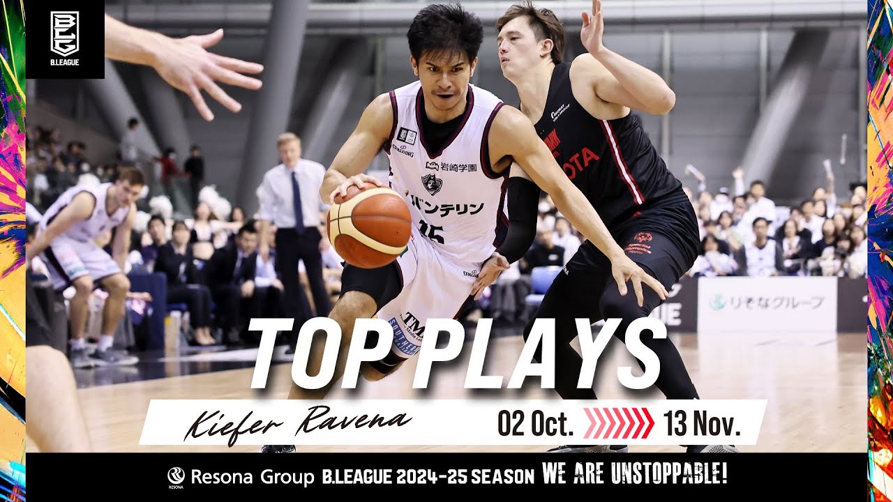Kiefer Ravena Top Plays from 10/02/2024 to 11/13/2024 | B.LEAGUE 2024-25 SEASON