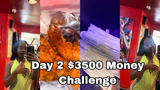 THE MONEY FINALLY HIT| | DAY 2/5 of $3500 MONEY CHALLENGE