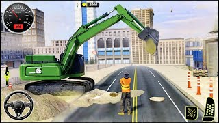 Mega City Real Jcb Construction Simulator Dump Truck, Excavator Vehicles Drive : Android Gameplay #9 screenshot 4