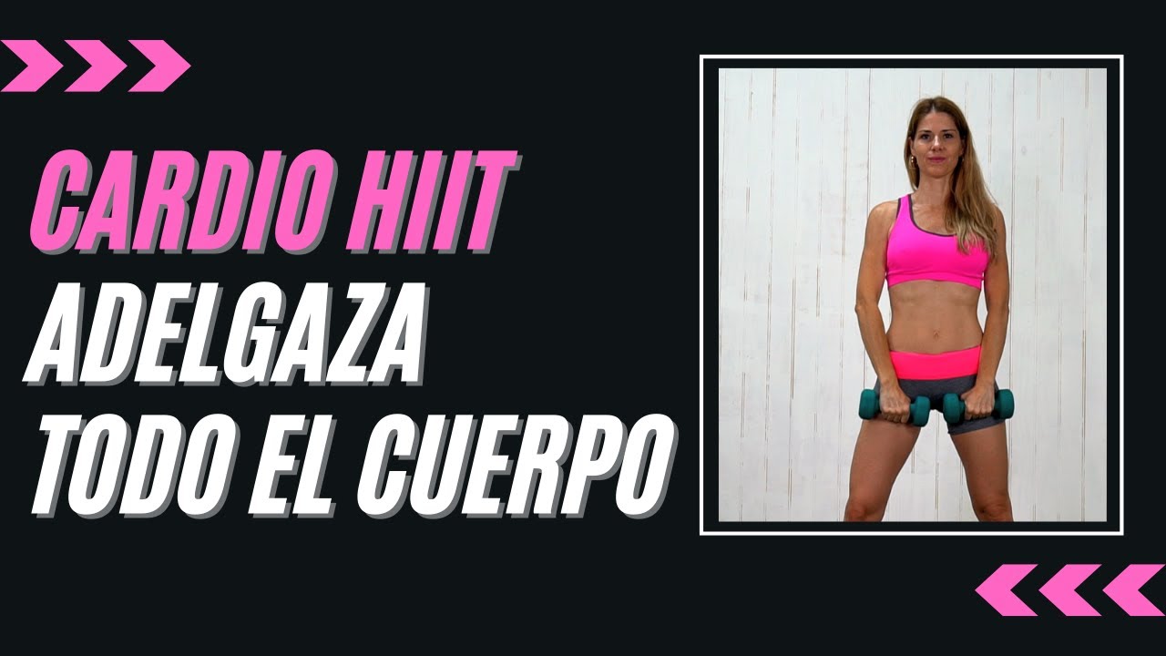 CARDIO HIIT todo el cuerpo con mancuernas 💥 Tonifica y adelgaza en casa 💥 gymbyb
