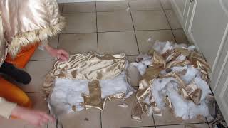 Fetish Fun The End Of A Satin Puffy Women Jacket Part2