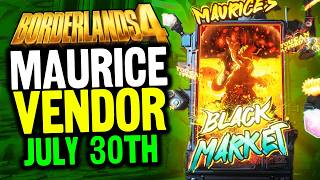 Maurices BLACK MARKET Vendor Guide - July 30th 2026 (Borderlands 4 Guide)