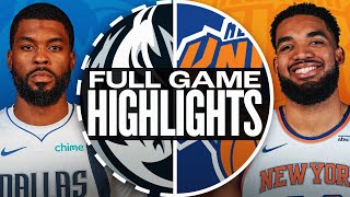 Game Recap Knicks 128, Mavericks 113