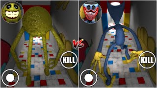 Playing as Huggy Wuggy vs Roblox Innyume Smiley's Stylized Nextbot in Poppy Playtime Chapter 3!