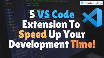 5 VS Code Extension To Speed Up Your Development Time!