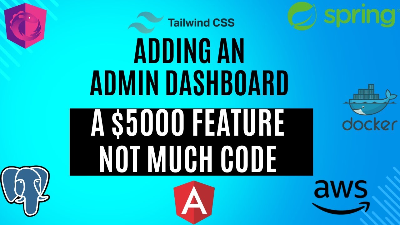 Adding a $5000 Admin Dashboard to our Web App Starter - YouTube