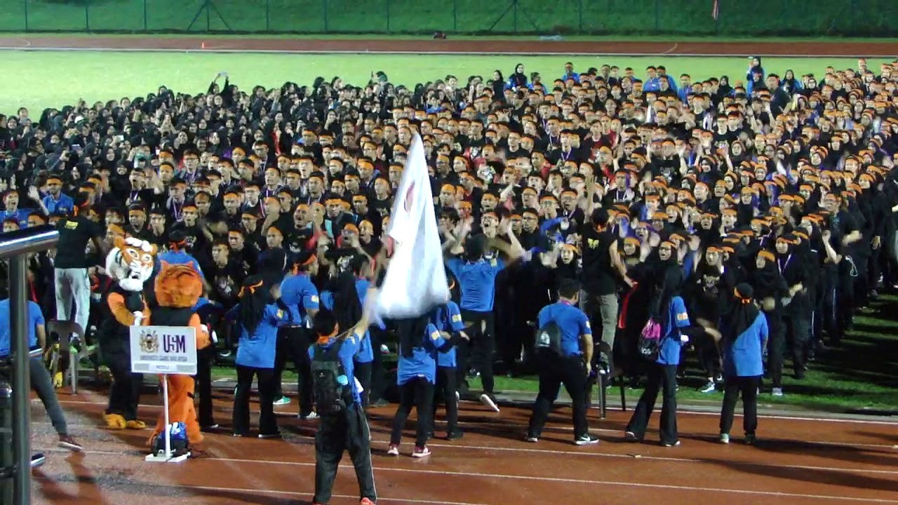 Sorak Terbaik Minggu Siswa Lestari USM 2018. Desasiswa RESTU #FitUSM