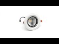 SPOT LED ORIENTABLE CLAREO 30W BLANC HORS TRANSFO V1