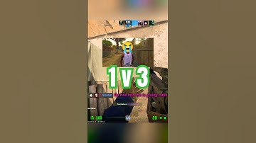 1v3 Clutch + Stylish molotov tutorial 😂(Dust 2 short retake) #cs2 #cs2moments #cs2clips