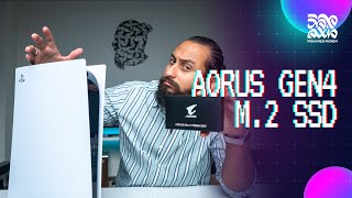 Aorus Gen4 M 2 SSD | أسرع ssd مع أقوى تبريد ممكن تركبه على البلايستيشن