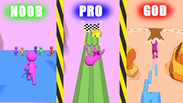 Fall Race 3D NOOB vs PRO vs GOD