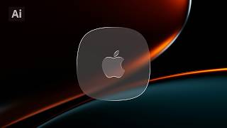 How to Create Apple’s Liquid Glass Effect in Illustrator (Satisfying ASMR Tutorial)