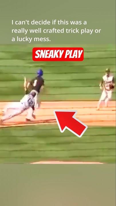 Sneak Fall or Tripped #baseball - YouTube