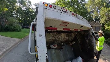 Bulk Garbage Waste Pickup in our BIGGEST neighborhood w/ Can Man Cam | POV | ASMR | 4K Full UHD
