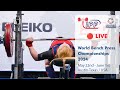 Women  men open equipped 6993 kg  world bench press championships 2024