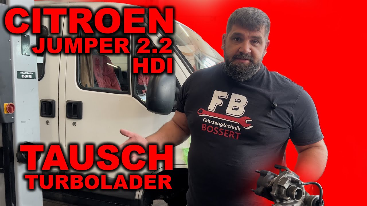 Citroen Jumper Fiat Ducato Peugeot Boxer 244 2.2 HDI JTD Tausch Turbolader Reparatur Turbo