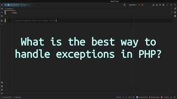 What is the best way to handle exceptions in PHP? Master Exception Handling in #php Like a Pro!