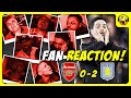 Arsenal fans devastated reactions to arsenal 02 aston villa  premier league
