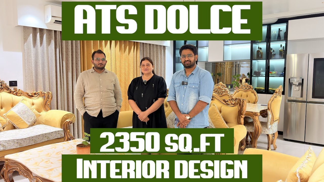 Latest 3 BHK  Interior Design in ATS Dolce Greater Noida Small Budget Big Makeover