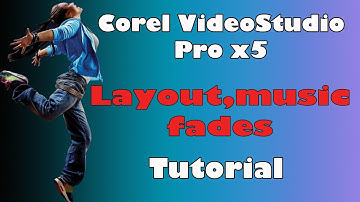 Corel VideoStudio x5, Layout, smart music, simple fade in and out
