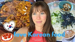 What I eat in a day living in Seoul 🍜 solo day cafe hopping, Mangwon market vlog