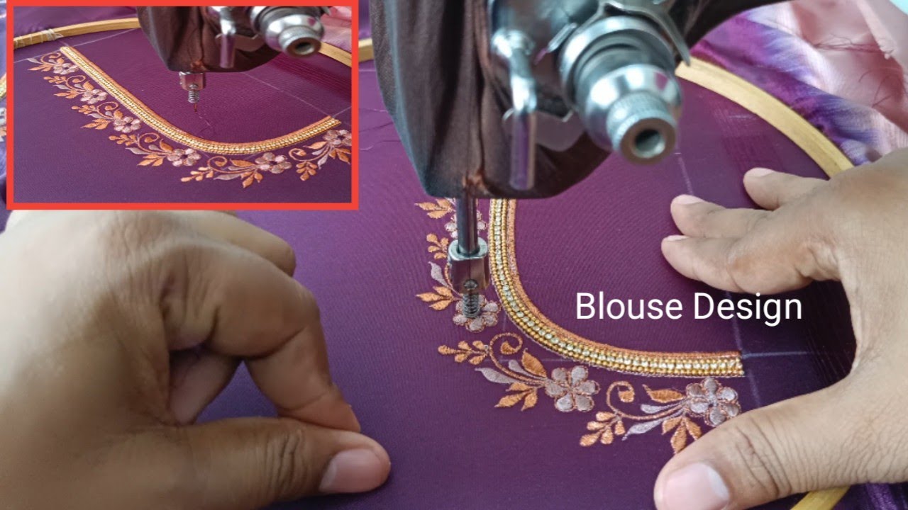 Blouse Designs New Models Embroidery || New Machine Embroidery || Rizwan Embroidery