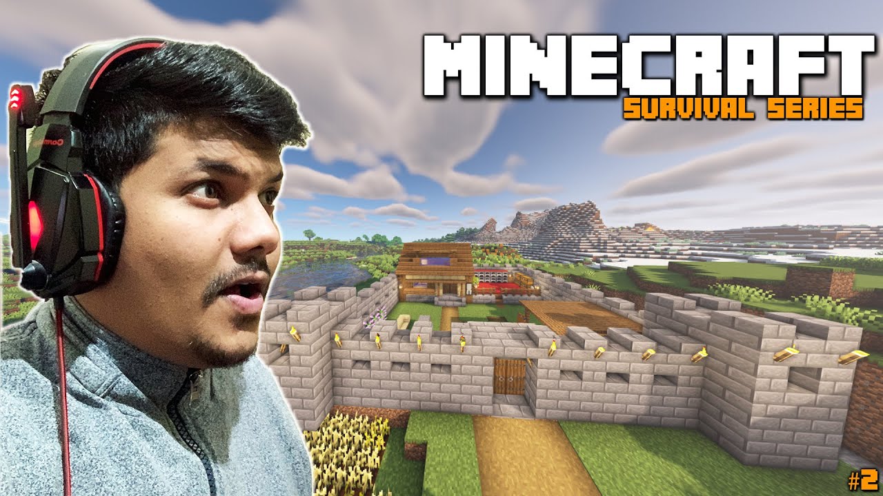 Building Our House In Minecraft Survival Series Part 2 | MINECRAFT ...