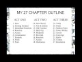 How I Outline! [3 Acts : 9 Blocks : 27 Chapters]