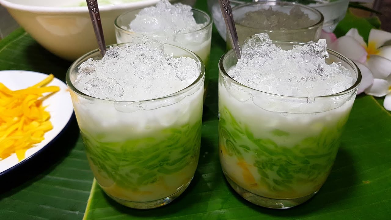 กับข้าวกับปลาโอ 812 ลอดช่องสิงคโปร์ เส้นเหนียวนุ่มหนึบ วิธีเก็บไว้ทานเส้นไม่ให้อืด Cendol