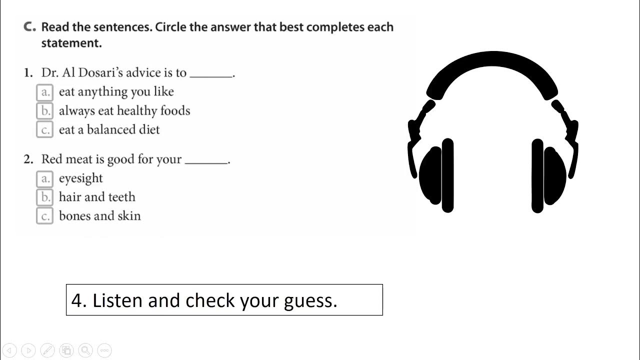 Learning to listen 1 answers