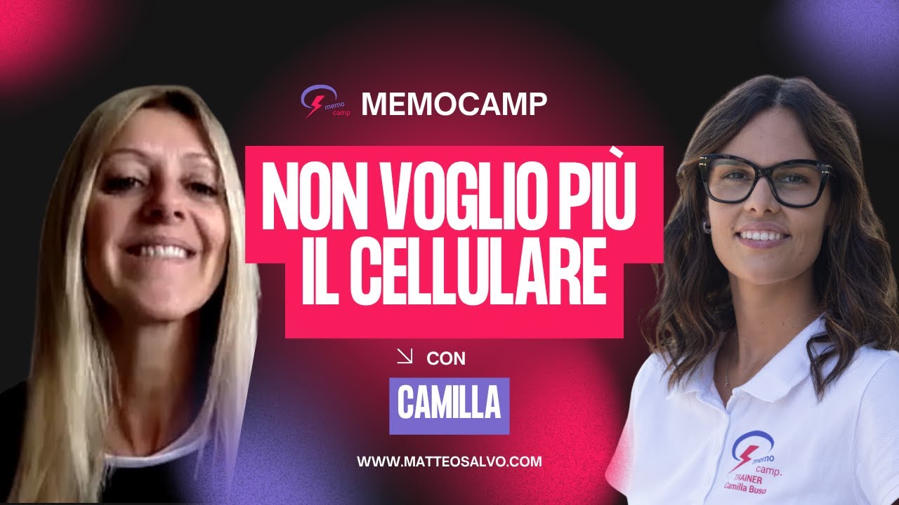 La storia di Alida e Lara | Dopo il MemoCamp® non voglio più il cellulare
