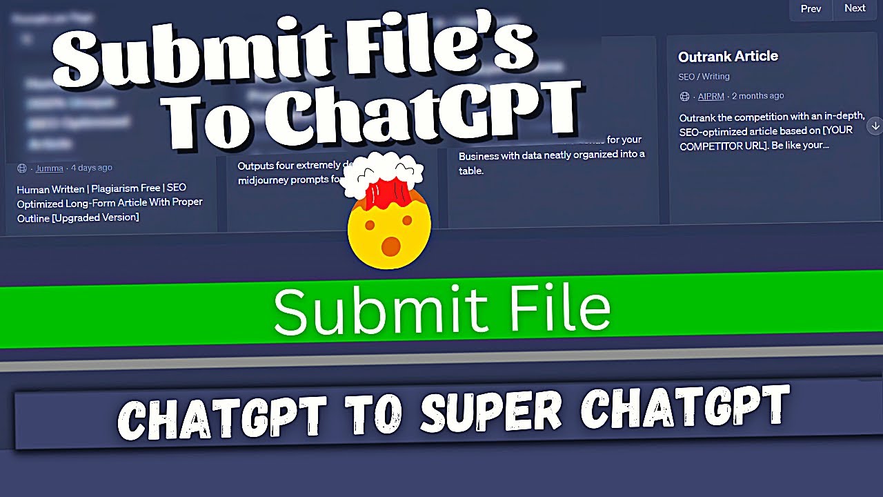 Submit Files To Chat-GPT 🤯 | Ready-Made Prompts | With These Extensions *no clickbait*