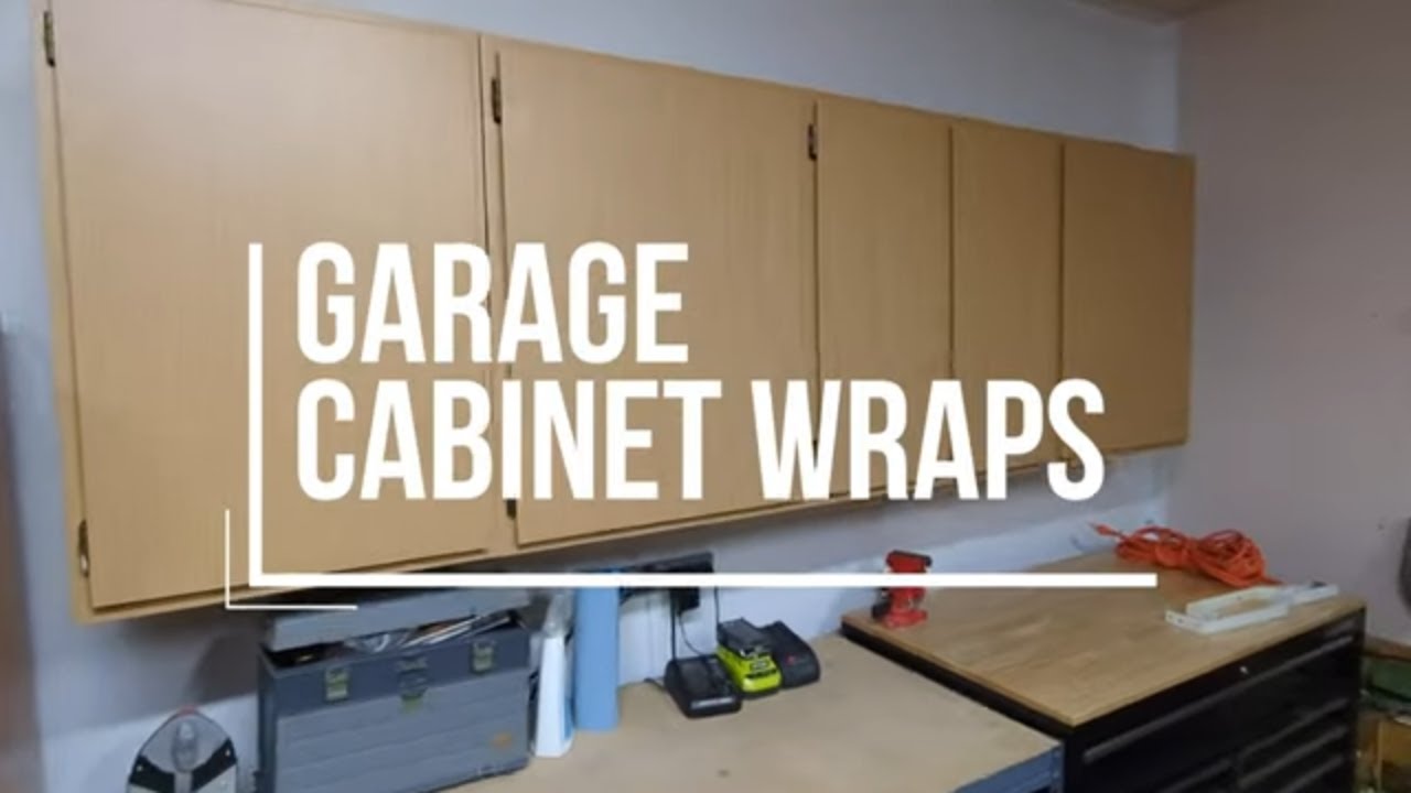 Restoring Garage Cabinetry - Wrapping with 3M Di-Noc Architectural Film