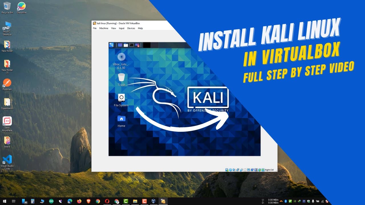 How to install kali Linux in VirtualBox - Full step by step tutorial ...