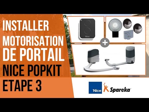 Comment installer sa motorisation de portail Nice Popkit ? Etape 3 : l'installation des cellules