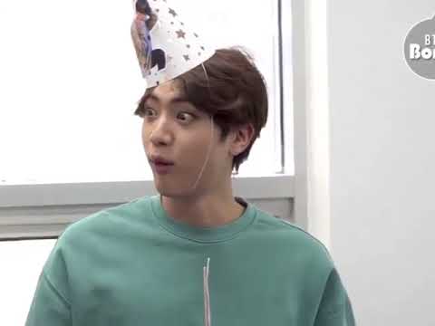 Even jin's headbands are falling for him.