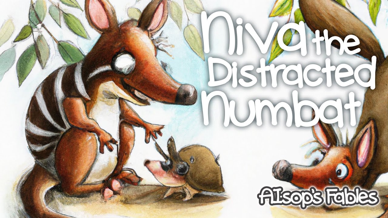 Niva the Distracted Numbat - AI Fable