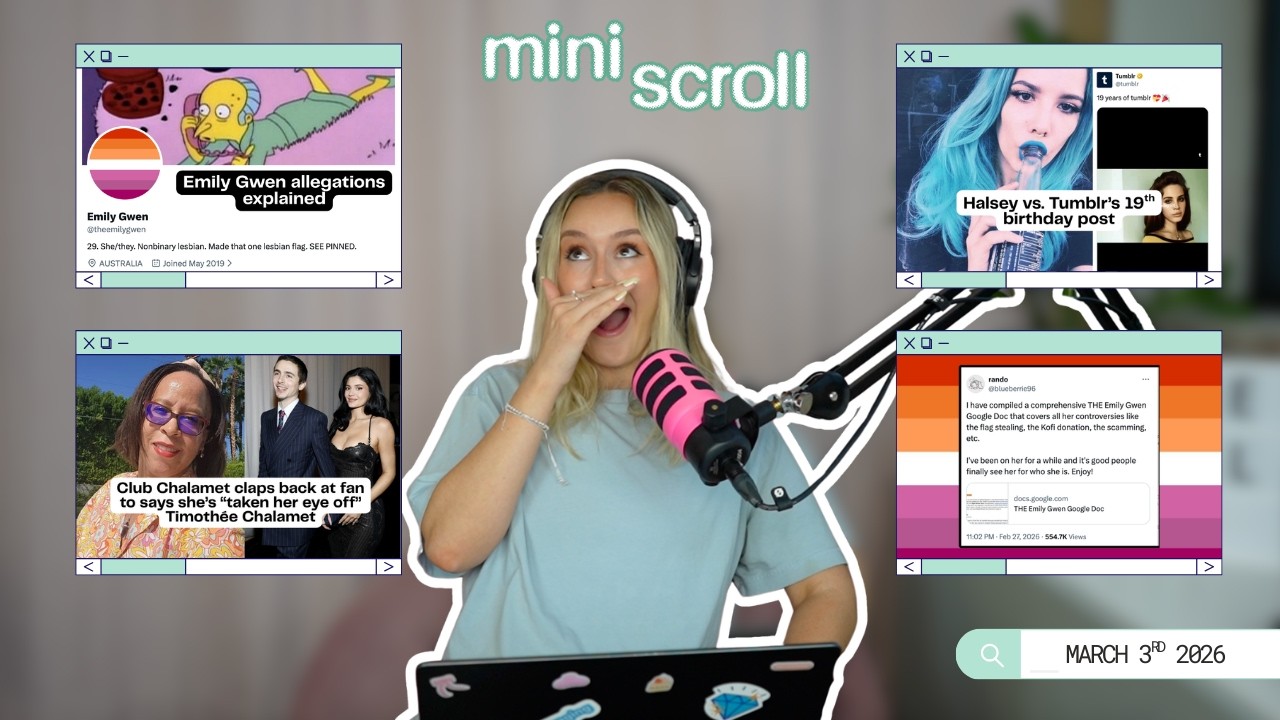 Emily Gwen lesbian flag & donations accusations, Halsey vs. Tumblr + Club Chalamet claps back at fan