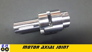 Axial motor joint - Giunto Motore by  'Hobby lathe'Maurizio Guidi 8,599 views 10 months ago 18 minutes