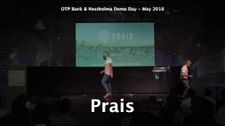 Prais Pitching At Otp Bank Nestholma Demo Day
