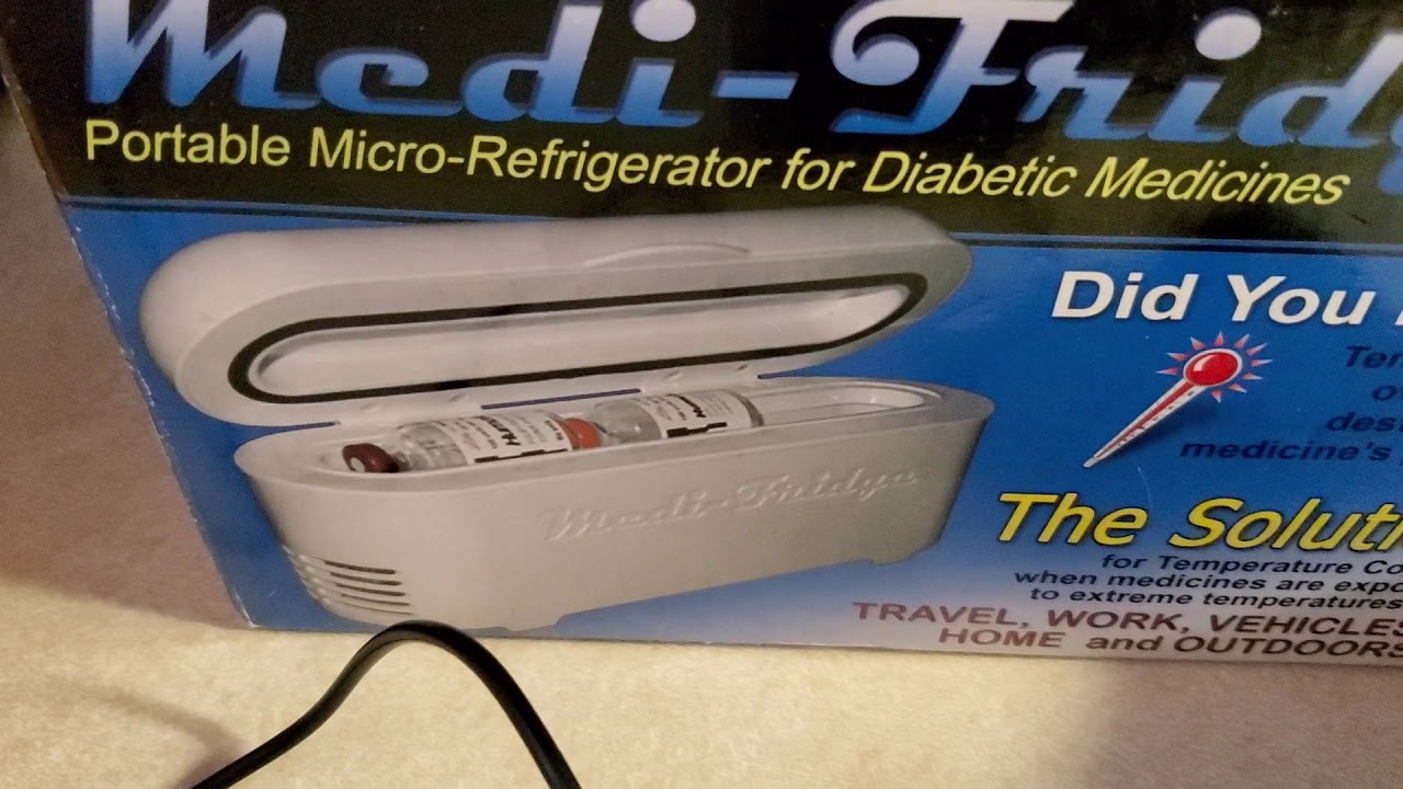 1/12 MediFridge Portable Travel MicroRefrigerator for Diabetic