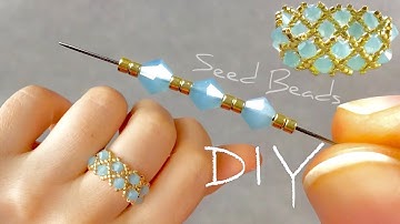 Simple Seed Bead Ring Tutorial | How to Make Easy Beaded Rings