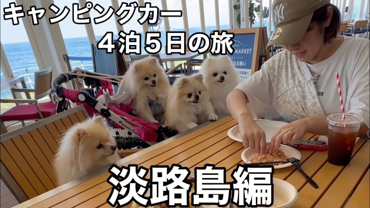 ③愛犬達とキャンピングカーで４泊５日2500kmの旅　淡路島編