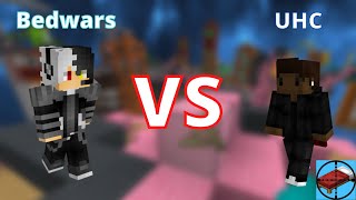 Best bedwars player VS Best UHC player (Sweatgod)