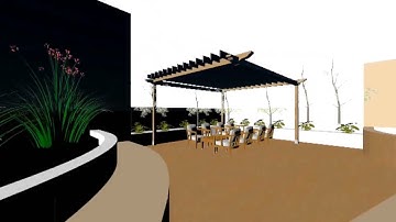 TERRACE GARDEN 3DS MAX WALKTHROUGH ANIMATION / ARCH447/ A1904017054/ NISHCHAL MISHRA