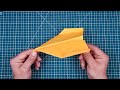 How To Fold A Paper Airplane That Flies Far