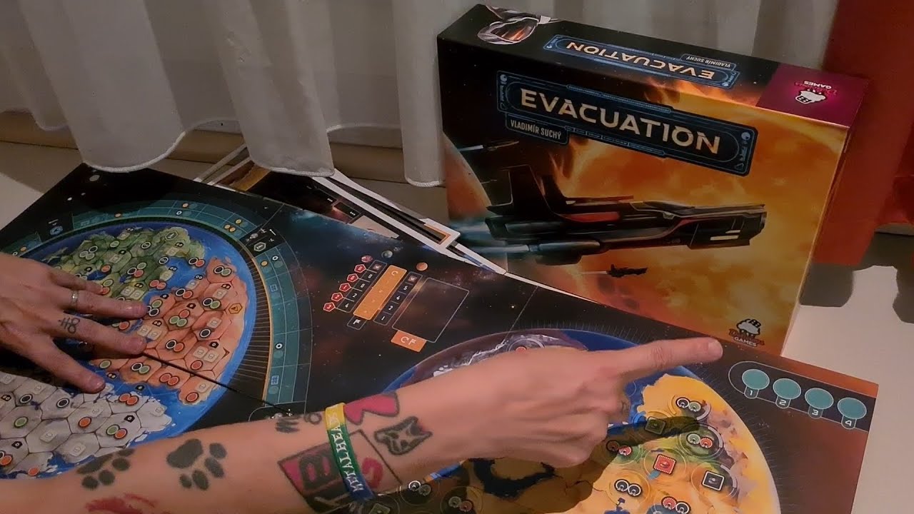 Evacuation Unboxing - Delicious Games - Spiel '23