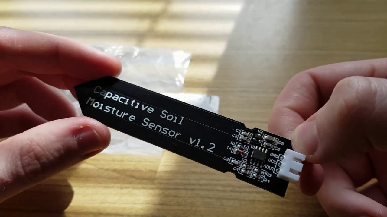 Raspberry Pi Capacitive Soil Moisture Sensor - Raspberry